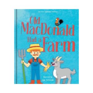 Old Macdonald Had A Farm Giant Hardcover Book For Kids To Sing Along Nursery Rhymes