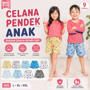 Celana Pendek Anak boxer celpen karakter umur 1 sampai 14 remaja dewasa grosir dan ecer