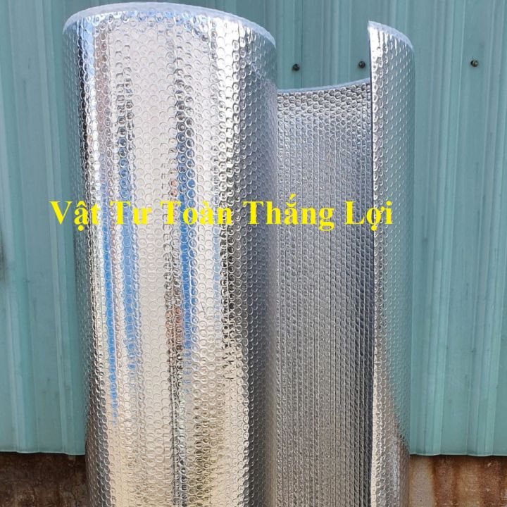 ( Khổ cao 1.5m x Dài 6m) Xốp cách nhiệt túi khí chống nóng 2 mặt bạc ...
