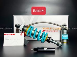 Phuộc Sau Giảm Sóc Sau ATR Bình Dầu Xoay 360 V2 Loxo Xanh Exciter - Winner Sonic - Raider Satria Lắp Như Zin