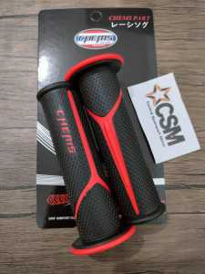 HANFAT HANDGRIP GRIP KARET BULU CHEMS GARIS Y MODEL TACO NMAX MIO JUPITER FINO AEROX LEXI RX  BEAT VARIO PCX SCOOPY SUPRA REVO BLADE SATRIA NINJA BYSON DLL