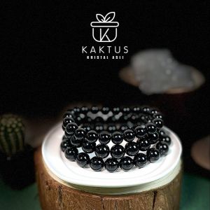 Kaktus Black Tourmaline Crystal Bracelet (GRAND)