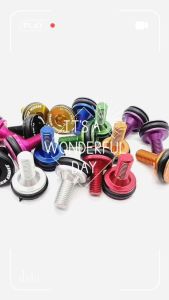 1 Pair Aluminum Alloy Bike Square Hole Bottom Bracket Waterproof Sealed Bolt M8*15mm Bicyc BB Screws