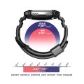 Supcase Unicorn Beetle Pro Series Rugged Protective Wristband Case for Fitbit Versa/Fitbit Versa 2/Fitbit Versa 3/Fitbit Versa 4/Fitbit Sense, Black. 