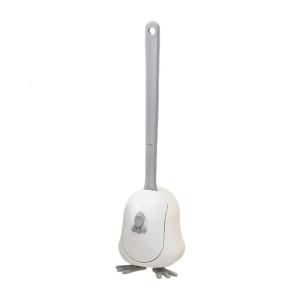 Bàn chải BồN CầU Treo tường phòng tắm Cleaner Silicone bàn chải bồn cầu nhà hiện đại sử dụng linh hoạt cán dài Cleaner