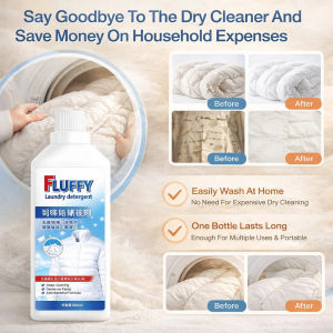 ✨🚀 Fluffing Agent Laundry Detergent: Boost Fluffiness Deep Clean & Remove Odors Household Down Jacket Wash Enhancer For Restored Warmth