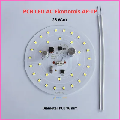 PCB LED AC Ekonomis Watt Lengkap 5W 7W 9W 12W 15W 18W 25W 30W 35W 45W Modul Mesin Lampu LED