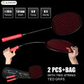 ALP XHP 2Pcs 100% original carbon fiber 6U 72g 30LBS badminton racket professional badminton racket offensive and defensive single channel racket. 