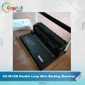 Officom Wire Binding Machine W12M A4 Size for Double Loop Ring Binder Heavy Duty Notebook Project School Office Supplies. 