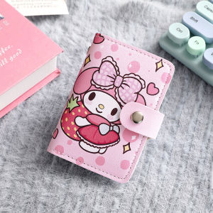 MINGSHENG ผู้ถือบัตรการ์ตูนน่ารักสำหรับผู้หญิงที่มีความจุมากและหลายช่อง