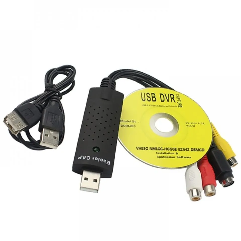 EasyCAP USB 2.0 High-quality Video Capture With Audio DC60+ (Windows 7  compatible)