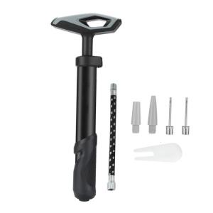 Hướng dẫn sử dụng bóng Máy Bơm xách tay Ống bơm hơi Inflator bóng thể thao máy bơm với kim ống vòi phun tay máy bơm cho volleyballs