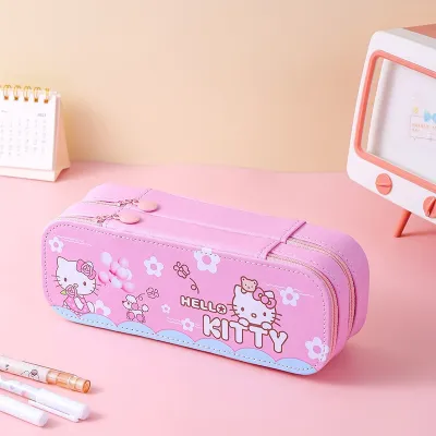 Tempat Pensil Alat Tulis Tempat Pensil Multilayer Tempat Pensil Lapisan Ganda Tempat Pensil Kartun Tempat Pensil Kapasitas Besar