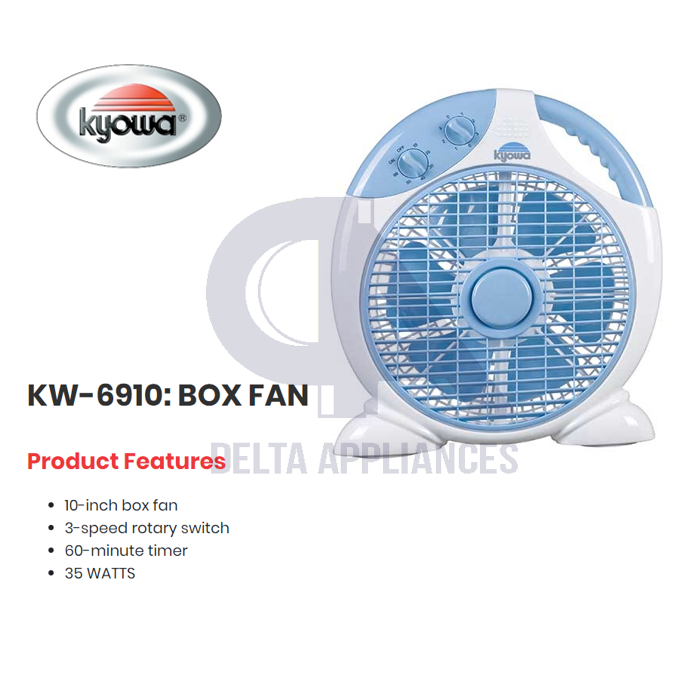 Kyowa KW6910 Box Fan Lazada PH
