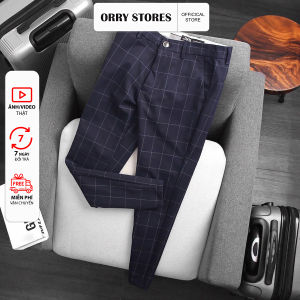 Quần tây dài caro co giãn 2 chiều phong cách hàn thời trang nam cao cấp TDCR51 2025