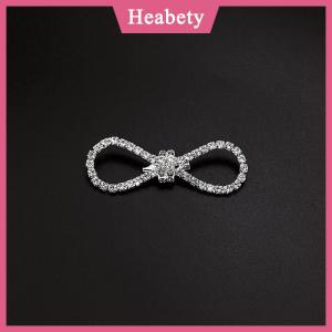Heabety  Thời Trang Lãng Mạn Ngọt Ngào Rhinestone Bowknot Trâm Ngọc Trai Tua Khóa Pin Cardigan Áo Khoác Áo Len Trâm Cài Phụ Kiện Đám Cưới