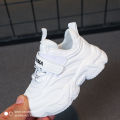 SENMA White Shoes For Kids Girls Korean Shoes Fashion Rubber Shoes Baby Shoes 1 To 5 Years Old. 