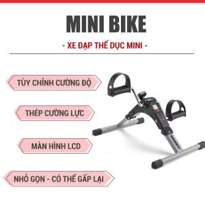 Bàn Đạp Tập Chân Tay Có Kháng Lực Xe Đạp Tập Thể Dục Tại Nhà Cao Cấp Có Đồng Hồ Đếm Vòng Hiện Đại