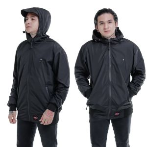 Jaket Pria Raptop Series Waterproof Rebel ID Jacket Mentel Risleting Hangat Berkupluk