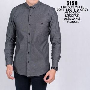 Kemeja Polos Biru / Blue Formal Casual Kemeja Lengan Panjang Polos Distro High Quality Bisa COD