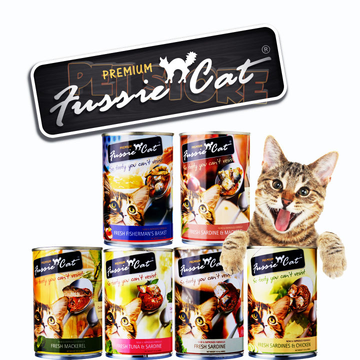 Fussie Cat Premium Cat Canned Wet Food 400G Lazada