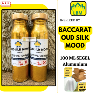 Bibit Parfum Baccarat Oud Silk Mood ( 100 ML SEGEL Alumunium ) By LBM Fragrance - PERFUME MURNI Arabian - Bibit Parfum Laundry RINSO CLASSIC Repack 100 ML Murni By MACBRAME