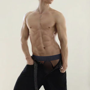 CMENIN ADANNU 1Pcs New Brand Nylon Men Underwear Jockstrap Panties Low Waist Tanga Mens Thong And G String Man Underpants AD335