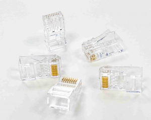 Hạt mạng RJ45 Cat6 NORDEN 128-31CL cao cấp loại 1 mảnh chân đồng dùng kìm bấm mạng thông thường