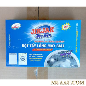 Bột Tẩy Lồng Máy Giặt Quần Áo Jik Jak Chính Hãng Gói Tẩy Rửa Vệ Sinh Lồng Máy Giặt Đồ Giá Rẻ Muaau Shop Sỉ Lẻ