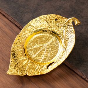 OKKFINE Elegant Metal Coaster Retro Exquisite Tea Ceremony Decoration Chinese Style Heat Resistant Cup Holder Home Decoration