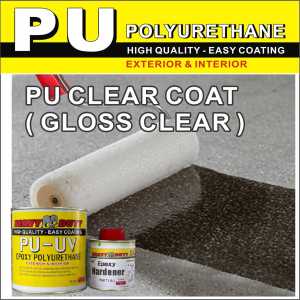 5L PU Polyurethane Recoatable Finish ( HEAVY DUTY PU ) Gloss Epoxy High FLOOR / STEEL / ROOFING / TILE