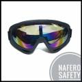 GOGGLE SAFETY MASK ANTI UV kacamata gogle 4 warna lensa. 