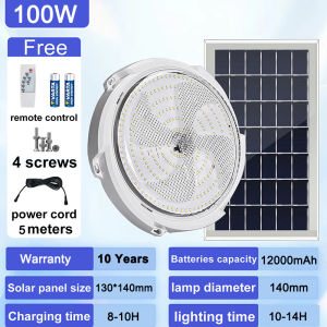 Samsung【Buy 1 Take 1】Solar Light Indoor Ceiling Light LED Pendant Light Solar Outdoor Light In stock IP68