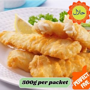 Perfect Five Crispy Fish Fillet 五佳 香酥鱼柳 (500g)(halal) Min 2 Pkt Frozen / Finger Food