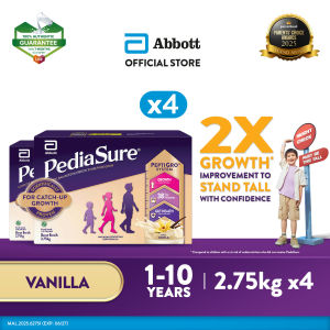 Pediasure Peptigro Vanilla 2.75kg x4 (Child Nutrition Supplement for Growth)