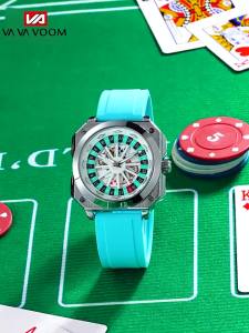 Mens Watch Fortune Wheel Roulette Personality Watch Waterproof Luminous Watch for Men