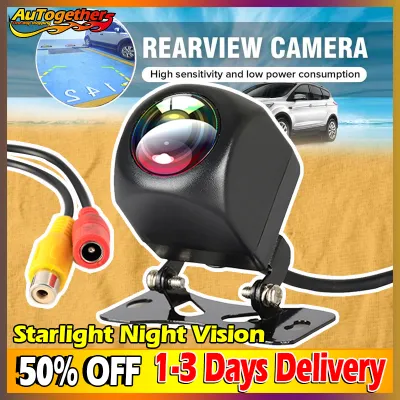Reverse Camera Fish Eye Lens Vehicle Rear View Camera Starlight Night Vision 170° Car Camera with Parking Line