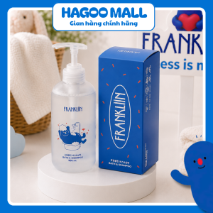 FRANKLiiN Sữa Tắm Gội Toàn Thân Cho Bé 500ml - Gel Đậm Đặc Tiết Kiệm Dùng Từ Sơ Sinh