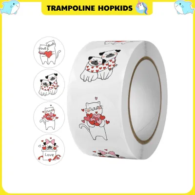 Sticker Cuộn 500 Sticker Khen Thưởng Cuộn 500 Sticker Hoạt Hình Dễ Thương Trang Trí Hộp Bút Bình Nước...