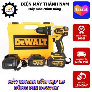 Máy Khoan Pin Búa DEWaTL Đầu 13mm - 2 Pin Nguồn 88Vx5.0Ah Li-ion - 2 Tốc Độ Điều Chỉnh 3 Chế Độ Khoan