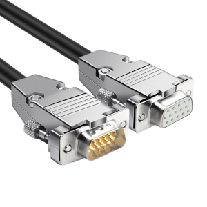 D Sub 15Pin VGA Cable 3 Row Design Coppered Connectors 1.5Meters Enhances Signal Clarity