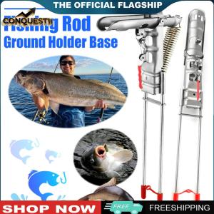 【New Arrival】 อุปกรณ์ตกปลา - ขาตั้งเบ็ดตกปลาแบบปรับได้ที่มีสปริงยืดหดได้