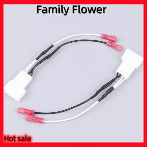 Family Flower Flash Sale 2pcs Car Tweeter Dash ลำโพงคู่หน้าสายไฟอะแดปเตอร์สำหรับ Toyota Tacoma