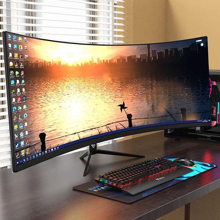 34-Inch Curved Monitor 144Hz Computer Screen PC Monitor 4K Gaming ...