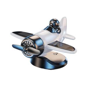 Solar Powered Rotating Planes Car Dashboard Decoration Automatic No Needed Easy Installation for Car