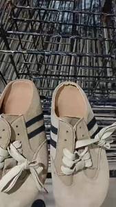Trendy Retro Closed-Toe Mules For Women Suitable For Outdoor Wear 2025 Spring/Summer New Model Thick-Soled Height-Increasing Color-Blocked Sandals
