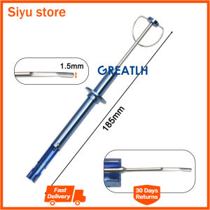 GREATLH Autoclavable IOL Injector for Monarch III Style IOL Delivery System Titanium Alloy Ophthalmic Instrument Eyelid Tools
