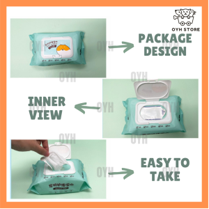 LOCAL DELIVERY- PET CARE WET TISSUE WIPES FOR DOGS CATS HAMSTER PET MULTI CLEANING WET TISSUE 宠物去泪痕耳部清洁牙齿爪子清洁湿巾纸