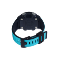 Casio G-Shock(GA-2000-1A2DR)Blue Resin Strap Shock Resistant & Carbon Core 200Meter World Time Watch. 