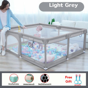 Diang คอกกั้นเด็ก สูง68cm ระบายอากาศดี มีประตู แข็งแรง ฟรีลูกบอล